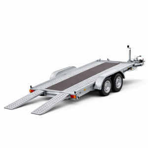 Remorque porte voiture basculante